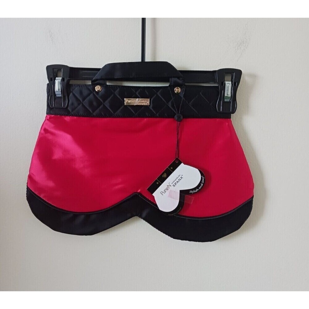 Spanx Purse N Lingerie Travel Bag Red Black NWT